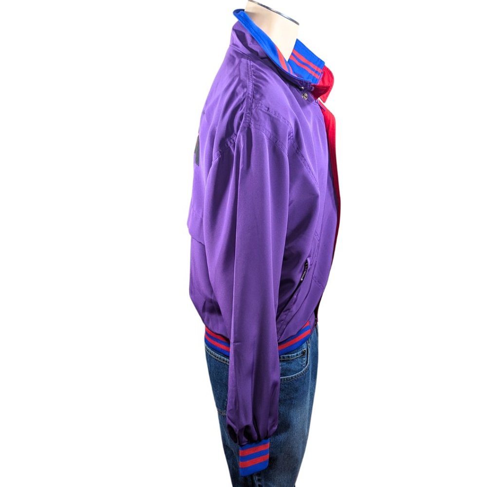 USA Karate Size M/L Purple Zip Up Vintage 80s Jacket Coat MINT - Picture 4 of 14